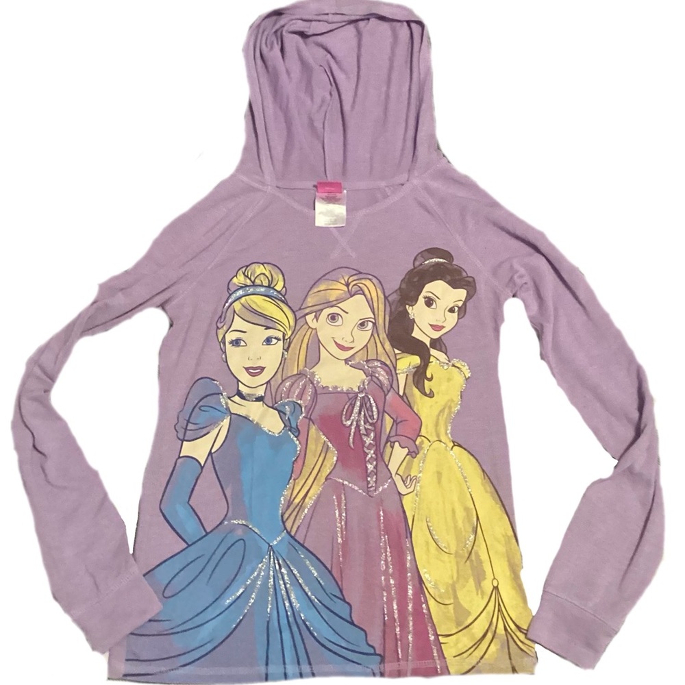 Girls size XL 14/16 Disney Princess Hooded Longsleeve